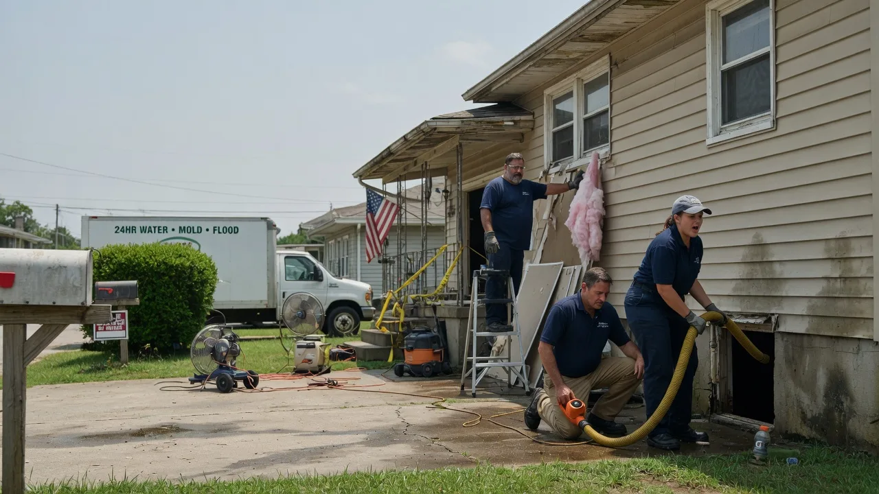 Water Damage Repair in Fall Creek, WI near me